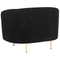 Beliani LOEN - Living room set - Black - Polyester