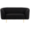Beliani LOEN - Living room set - Black - Polyester