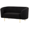 Beliani LOEN - Living room set - Black - Polyester