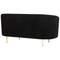 Beliani LOEN - Living room set - Black - Polyester