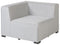 Beliani AREZZO - Lounge set for 7 Right sided - Light gray - Polyester