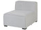 Beliani AREZZO - Lounge set for 7 Right sided - Light gray - Polyester