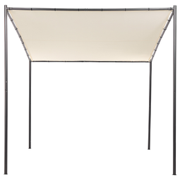 Beliani VIMINO - Garden pavilion - Beige - Steel