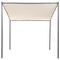 Beliani VIMINO - Garden pavilion - Beige - Steel
