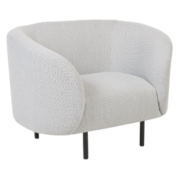 Beliani LOEN - Living room set - White/Black - Polyester