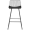 Beliani FREDONIA - Bar stool set of 2 - Black - Metal