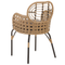 Beliani PRATELLO - Garden chair set of 4 - Natural - Rattan