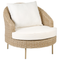 Beliani ARCILLE - Garden chair - Natural - PE rattan
