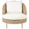 Beliani ARCILLE - Garden chair - Natural - PE rattan