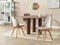 Beliani DAKOTA - Dining room chair - Taupe - Velvet