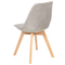 Beliani DAKOTA - Dining room chair - Taupe - Velvet
