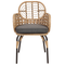 Beliani PRATELLO - Garden chair set of 2 - Natural - Rattan