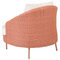 Beliani ARCILLE - Garden chair - Pink - PE rattan