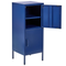 Beliani HURON - Office cabinet - Dark blue - Steel