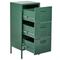 Beliani WOSTOK - Office cabinet - Dark green - Steel