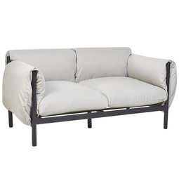 Beliani ESPERIA - Lounge set 4-seater - Light gray - Aluminum