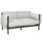 Beliani ESPERIA - Lounge set 4-seater - Light gray - Aluminum