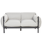 Beliani ESPERIA - Lounge set 4-seater - Light gray - Aluminum