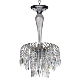 Beliani ORARA - Chandelier - Silver - Metal