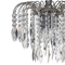 Beliani ORARA - Chandelier - Silver - Metal