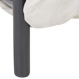 Beliani ESPERIA - Garden bench 3-seater - Light gray - Aluminum