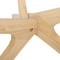Beliani VALLEY - Coffee table set of 2 - Light wood - Safety glass