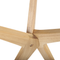 Beliani VALLEY - Coffee table set of 2 - Light wood - Safety glass