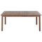 Beliani CESANA - Garden table - Dark wood - 100 x 180/240 cm - Acacia wood