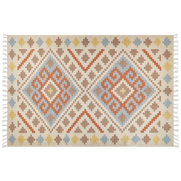 Beliani ATAN - Kilim rug - Multicolored - 200 x 300 cm - Cotton
