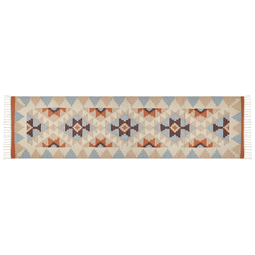 Beliani DILIJAN - Kilim rug - Multicolored - 80 x 300 cm - Cotton
