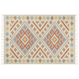 Beliani ATAN - Kilim rug - Multicolored - 160 x 230 cm - Cotton