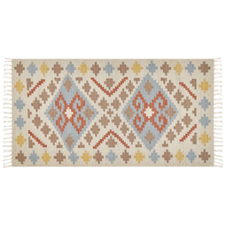 Beliani ATAN - Kilim rug - Multicolored - 80 x 150 cm - Cotton