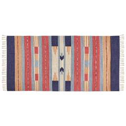 Beliani GANDZAK - Rug - Multicolored - 80 x 150 cm - Cotton