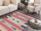 Beliani GANDZAK - Rug - Multicolored - 140 x 200 cm - Cotton