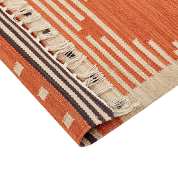 Beliani GAVAR - Kilim rug - Multicolored - 160 x 230 cm - Cotton