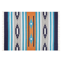 Beliani NORATUS - Rug - Multicolored - 140 x 200 cm - Cotton