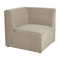 Beliani LEMVIG - Three-seater sofa - Taupe - Universal - Corduroy