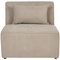Beliani LEMVIG - Three-seater sofa - Taupe - Universal - Corduroy
