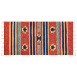 Beliani HATIS - Rug - Multicolored - 80 x 150 cm - Cotton