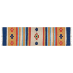 Beliani TARONIK - Rug - Multicolored - 80 x 300 cm - Cotton