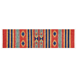 Beliani HATIS - Rug - Multicolored - 80 x 300 cm - Cotton