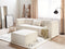 Beliani LEMVIG - Three-seater sofa - Beige - Universal - Corduroy