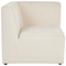 Beliani LEMVIG - Three-seater sofa - Beige - Universal - Corduroy