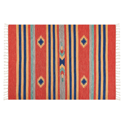 Beliani HATIS - Rug - Multicolored - 140 x 200 cm - Cotton