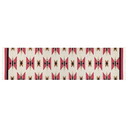 Beliani GARNI - Rug - Multicolored - 80 x 300 cm - Cotton