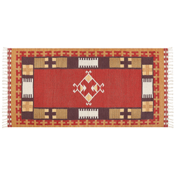 Beliani PARAKAR - Rug - Multicolored - 80 x 150 cm - Cotton