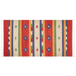Beliani ALAPARS - Rug - Multicolored - 80 x 150 cm - Cotton