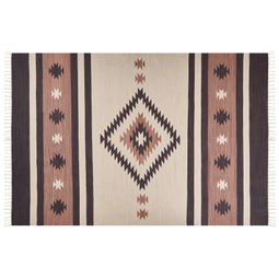 Beliani ARAGATS - Rug - Beige/brown - 200 x 300 cm - Cotton