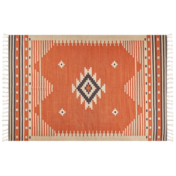 Beliani GAVAR - Kilim rug - Multicolored - 200 x 300 cm - Cotton