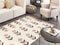 Beliani NIAVAN - Rug - Beige/black - 140 x 200 cm - Cotton